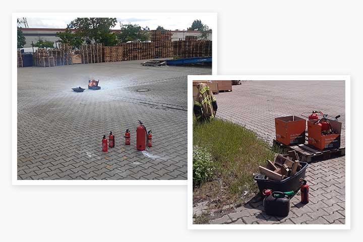 Feuerlöschertraining