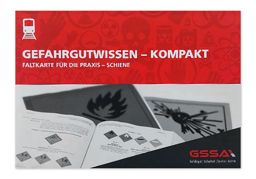 Faltkarte Gefahrgutwissen Kompakt Schiene